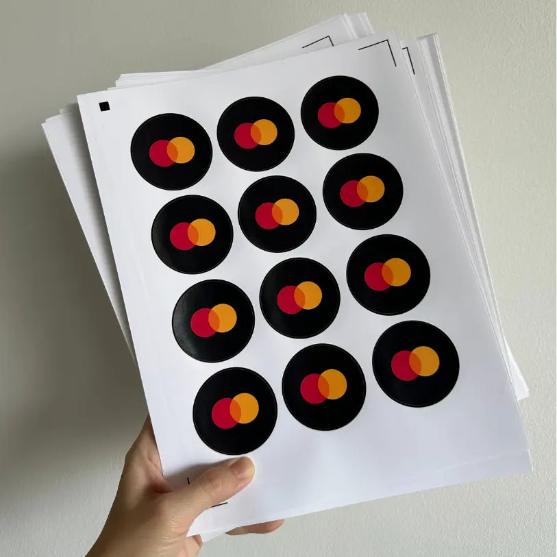 Custom Kiss Cut Stickers Product Branding