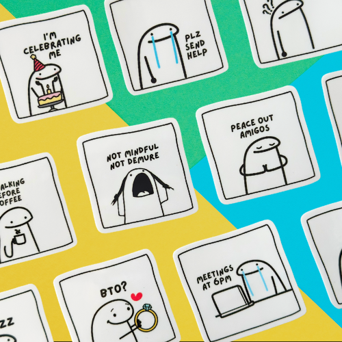 Custom Sticker Singapore Meme Slang