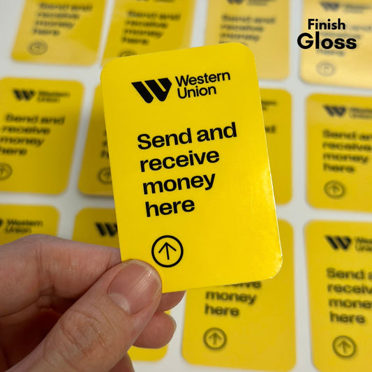 Die Cut with Gloss Cold Laminate