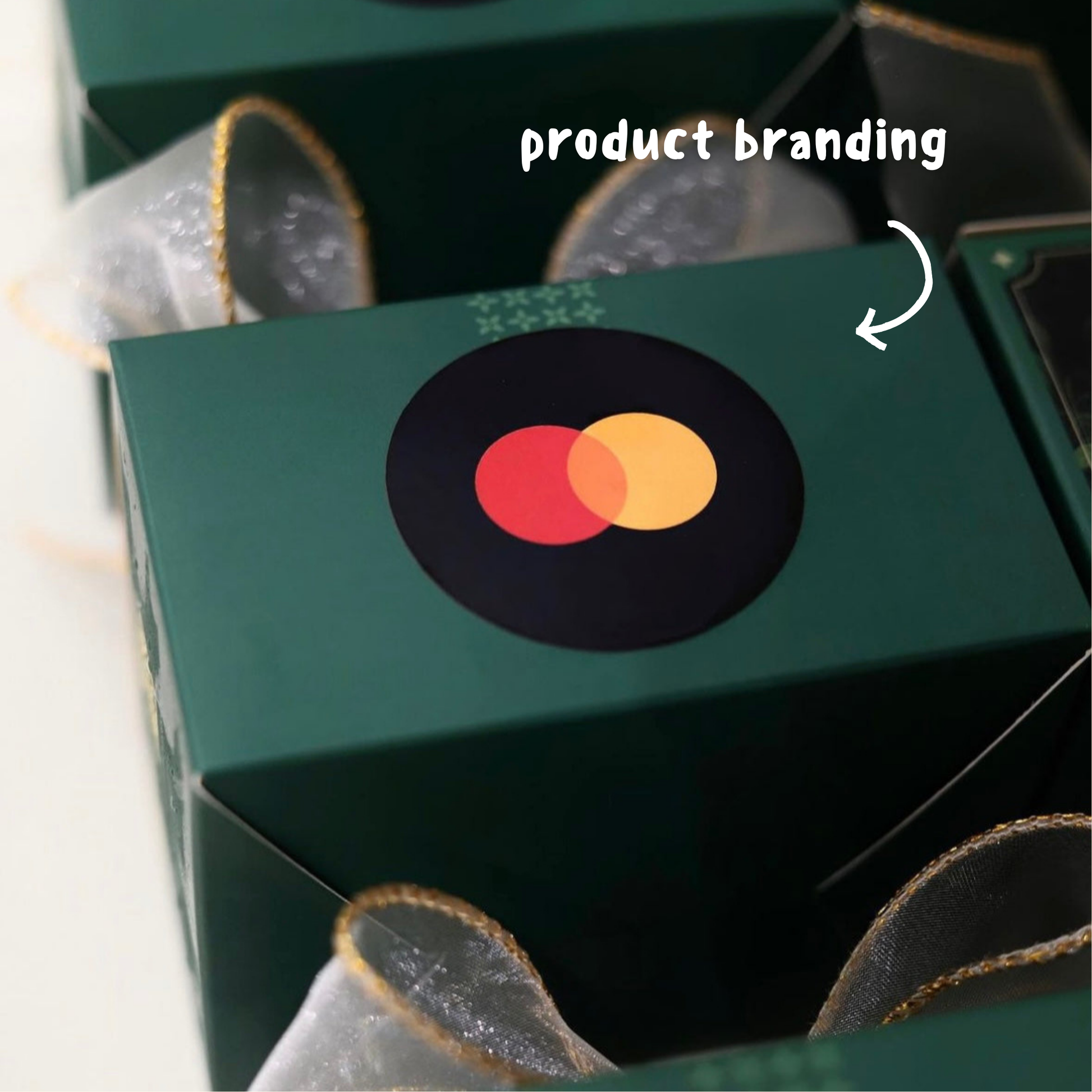 Kiss cut product branding mastercard