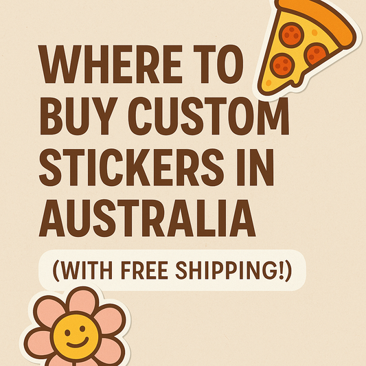 Custom Stickers, Free Shipping Australia