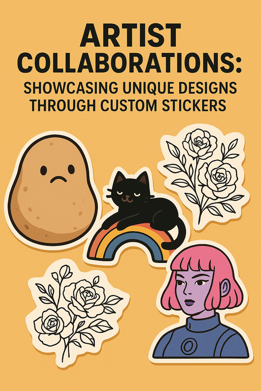 Artist Collaborations: Showcasing Unique Designs Through Custom Stickers