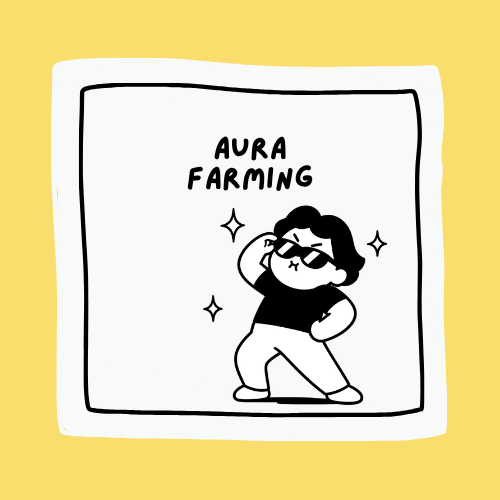 Aura Farming | The Generation Gap Sticker