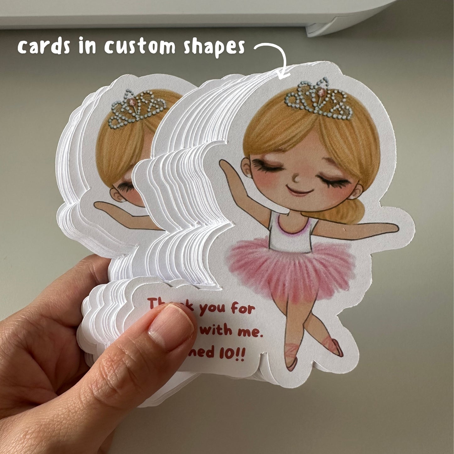 Cards in custom shapes