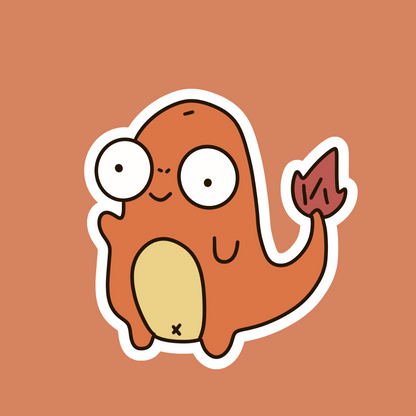 Charmander – The Ugly Pokemon Collection Sticker