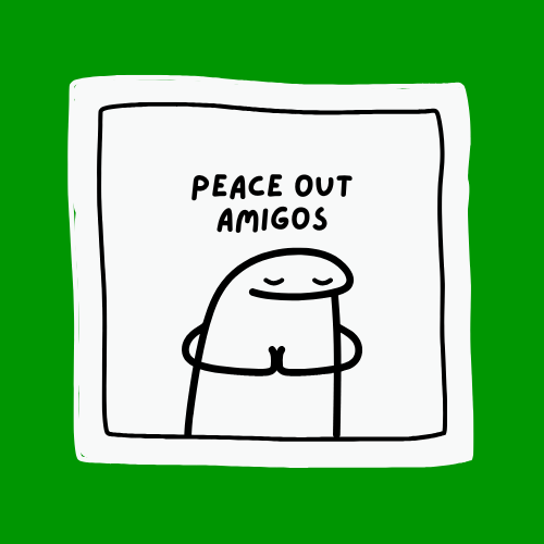 Designer Sticker - Singapore - Peace out amigos