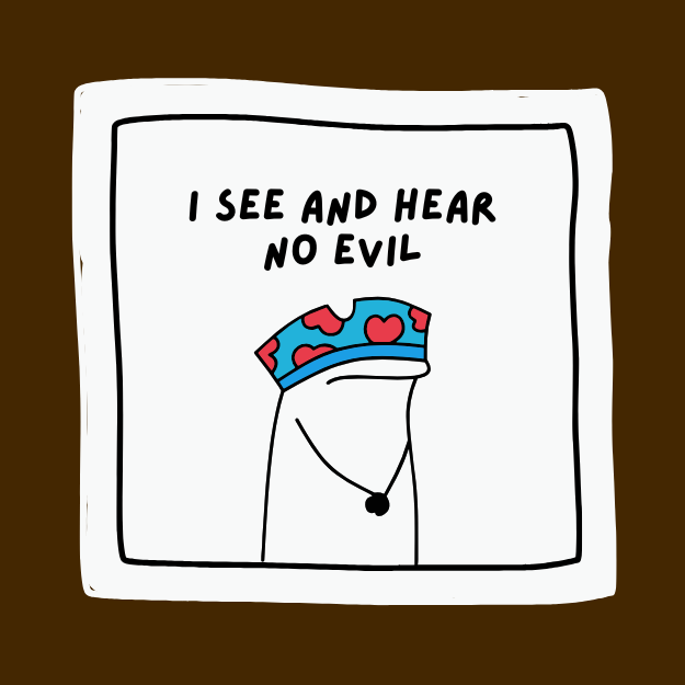 Designer Sticker Singapore - Life as Such Collection - I See and Hear No Evil