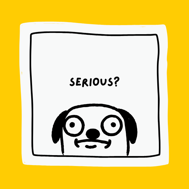 Designer Sticker Singapore - Life as Such Collection - Serious?