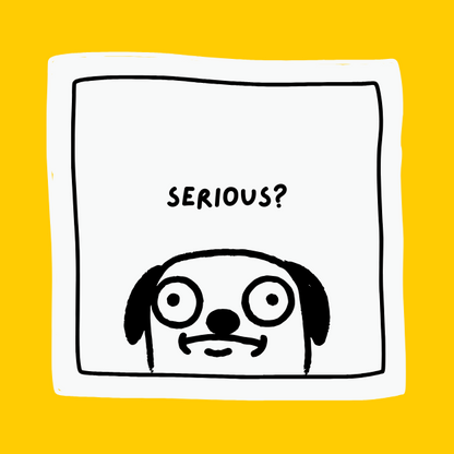 Designer Sticker Singapore - Life as Such Collection - Serious?