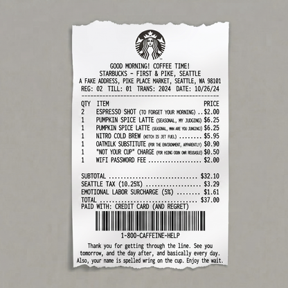 Keeping Receipts Collection