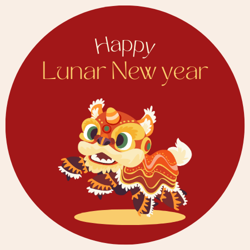 Happy Chinese New Year Sticker Custom Die cut Custom Vinyl Sticker