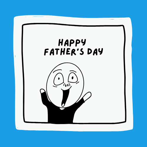 Happy Father Day Life as Such Sticker