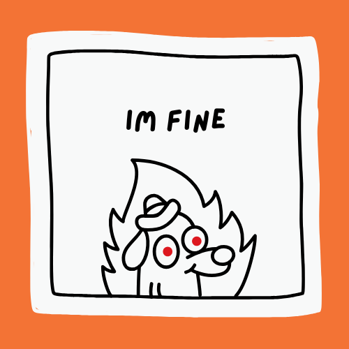 Designer Sticker - Singapore - I m fine