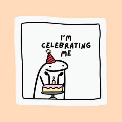 Designer Sticker - Singapore - I m celebrating me