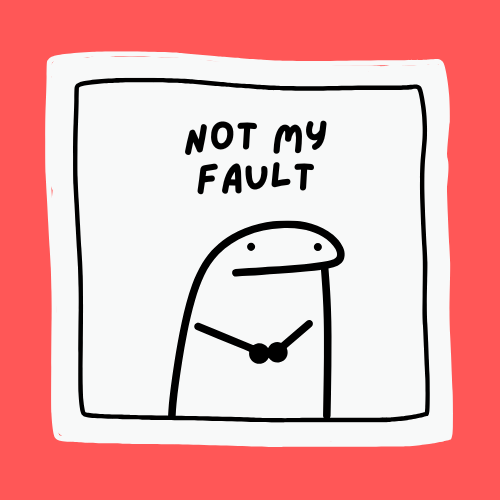 Designer Sticker - Singapore - Not My Fault