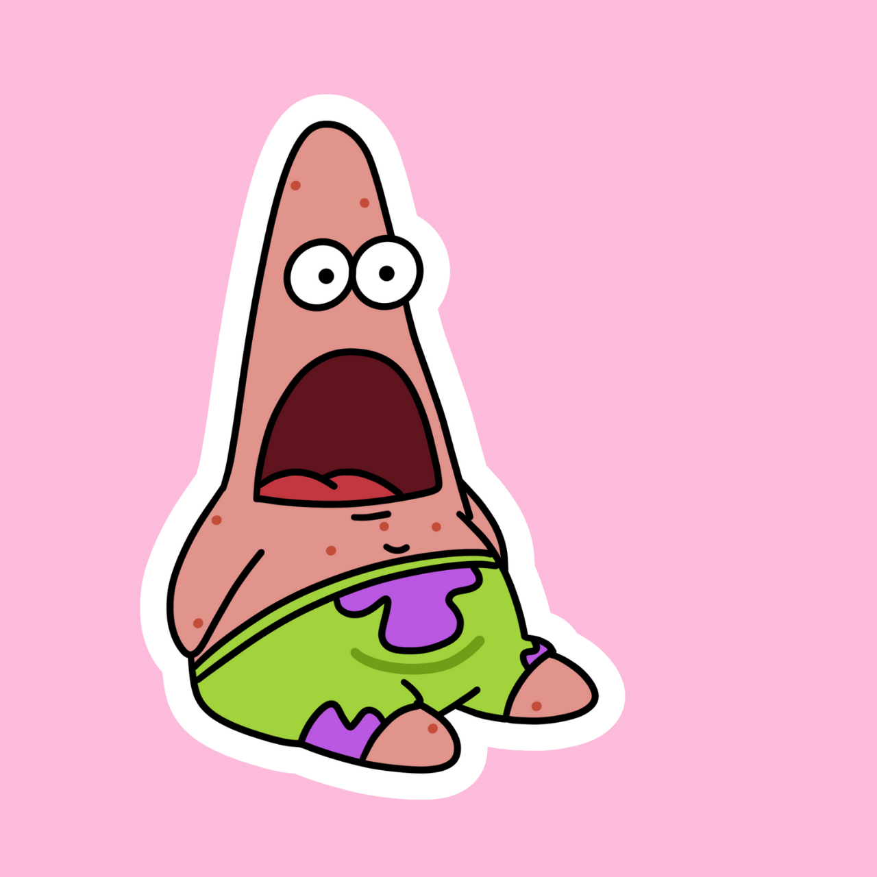 Patrick – The Ugly Spongebob Squarepants Collection Sticker
