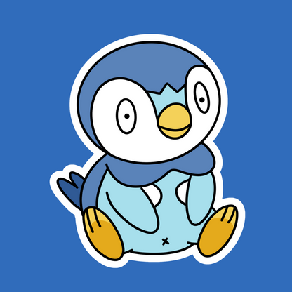 Piplup The Ugly Pokemon Collection Sticker