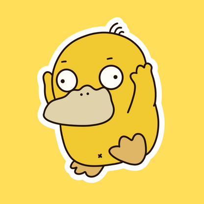 Psyduck – The Ugly Pokemon Collection Sticker