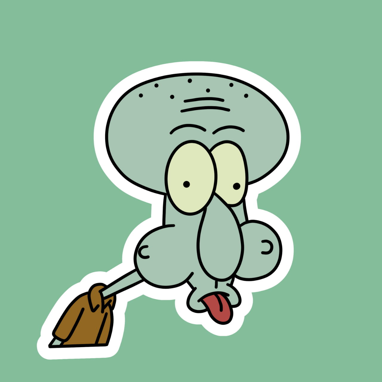 Squidward – The Ugly Spongebob Squarepants Collection Sticker
