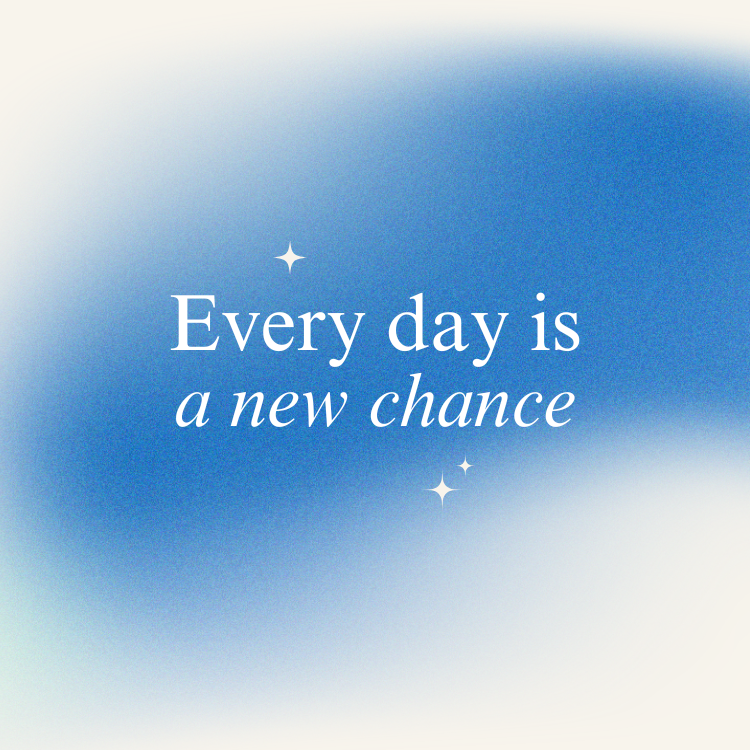 Sticker Collection Motivational A new chance