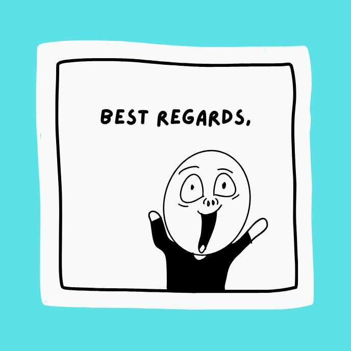 The Office Edition Sticker Collection - Best Regards
