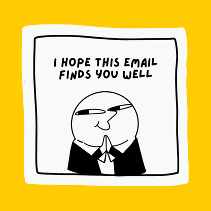 The Office Edition Sticker Collection - I Hope This Email Finds You Well