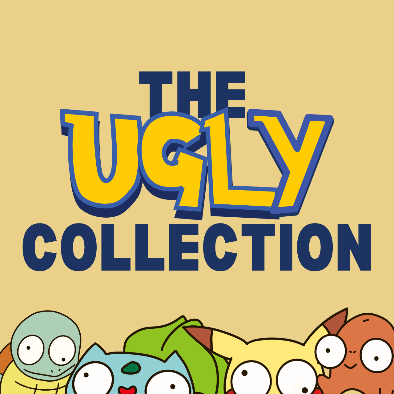 Ugly Pikachu sticker Pokemon Collection