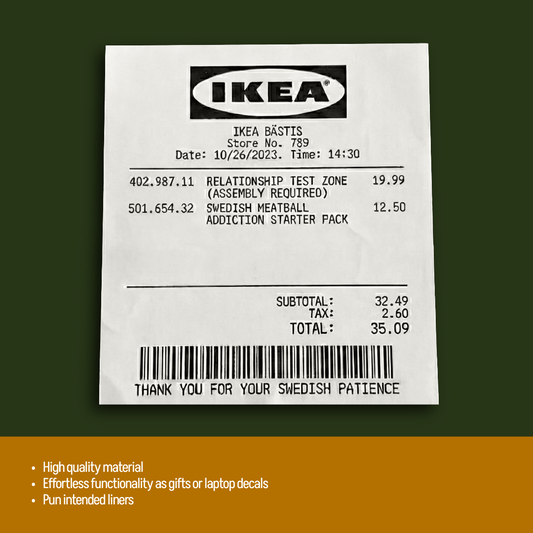 Ikea | Keeping Receipts Collection