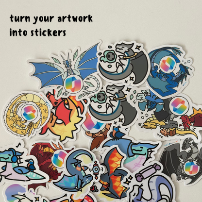 die cut artwork