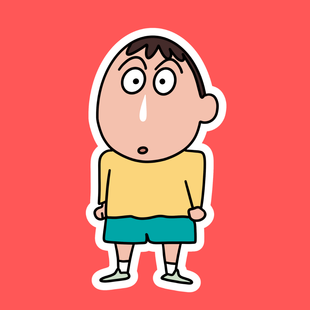 the ugly collection crayon shin chan shiro bo chan